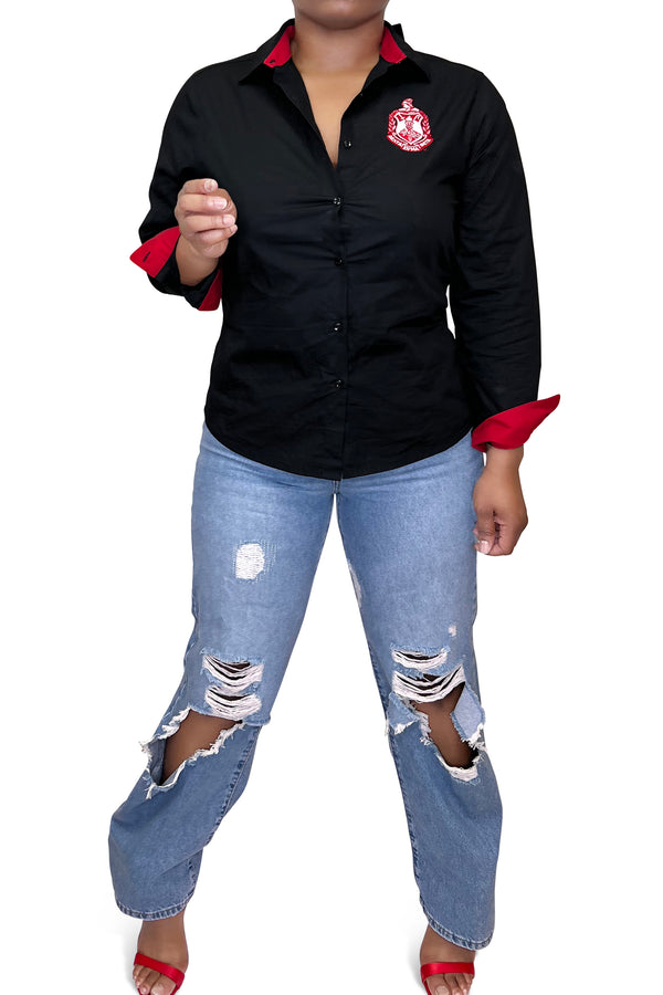 Executive 2.0 1913 Button Down Blouse